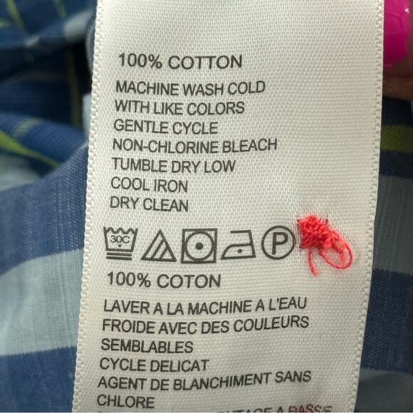 NWOT Tommy Bahama Men’s 100% Cotton Canberra Plaid Button Down Shirt Size XXL - Picture 11 of 11